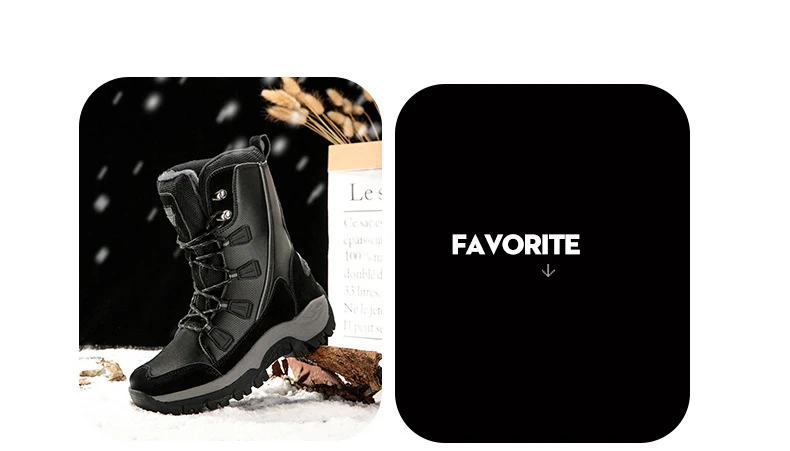 Бежевые женские зимние ботильоны; водонепроницаемые походные ботинки; теплая кожаная обувь; женские уличные Трекинговые ботинки; женская обувь больших размеров