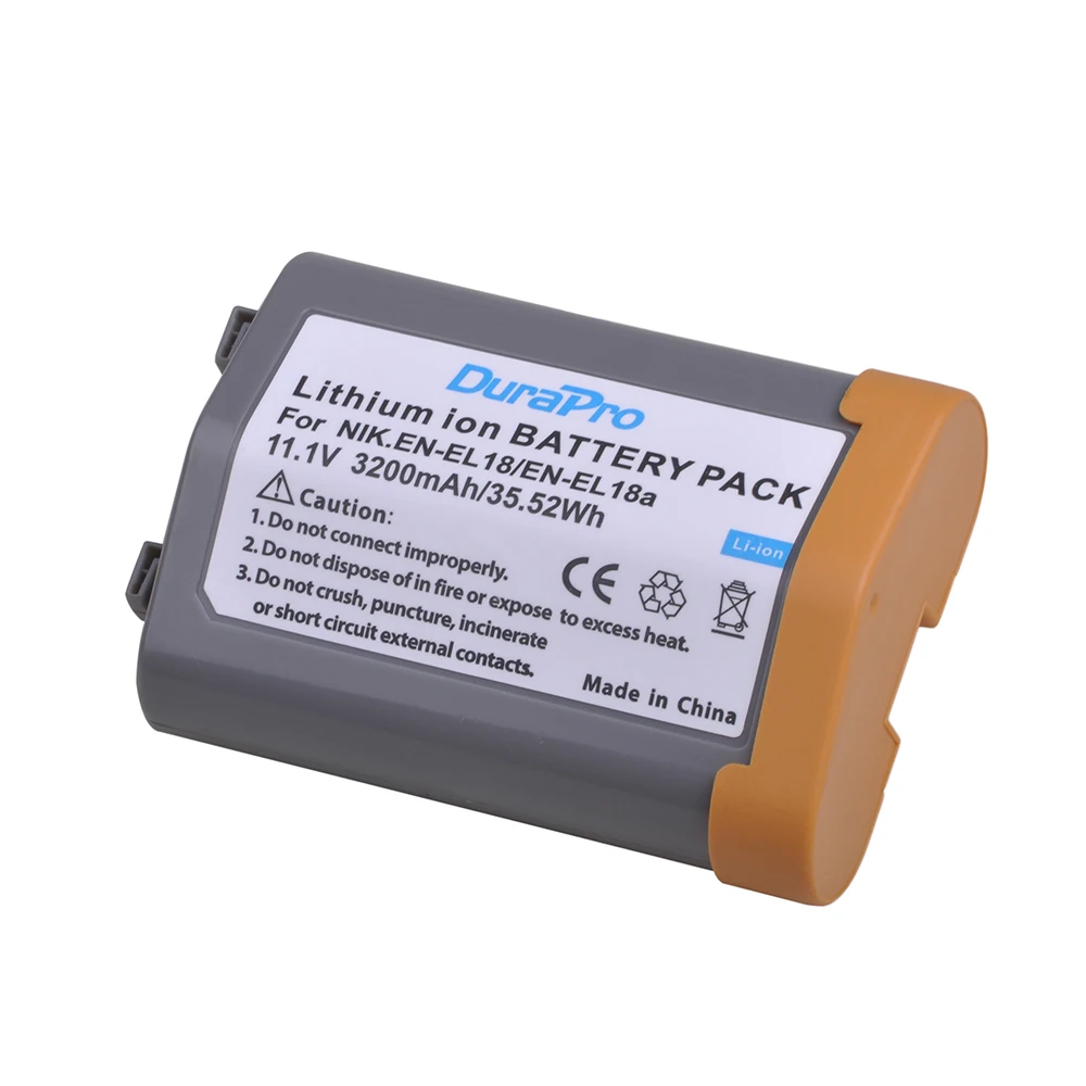 Bateria + Carregador de Carregamento Rápido para Nikon D850 D800 D800e d4 D4s d5 d6 En-el18a En-el18 en El18a El18 - Image 2