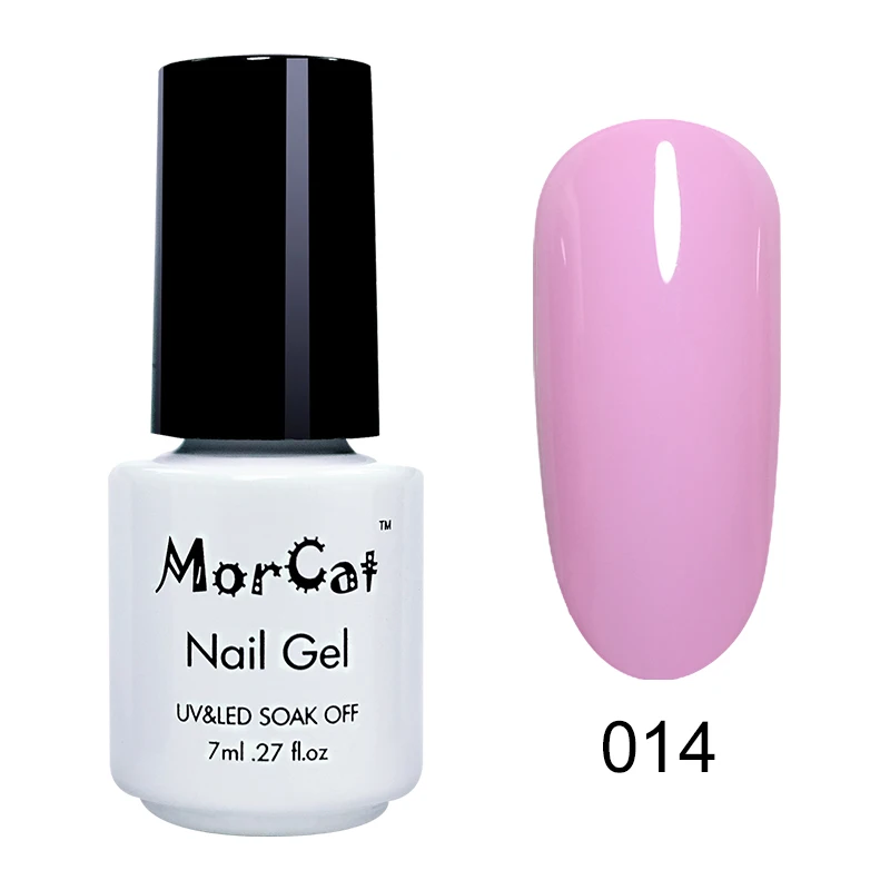MorCat Гель-лак для ногтей 7 мл флуоресцентный Цветной Гель-лак Soak Off неоновый лак для ногтей лак для нейл-арта Vernis полуперманентный УФ - Цвет: 014