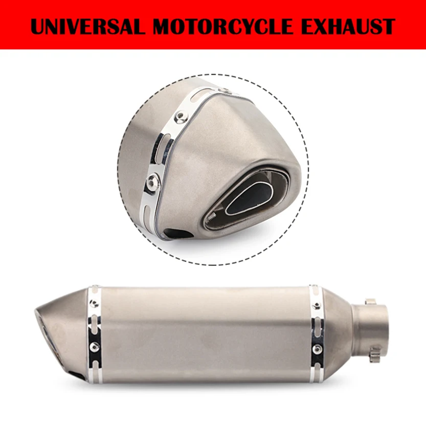 35-51 мм Универсальный moto rcycle выхлопная Модифицированная GP moto Escape труба глушителя заменить для Akrapovic подходит для большинства Мотоцикл Скутер ATV