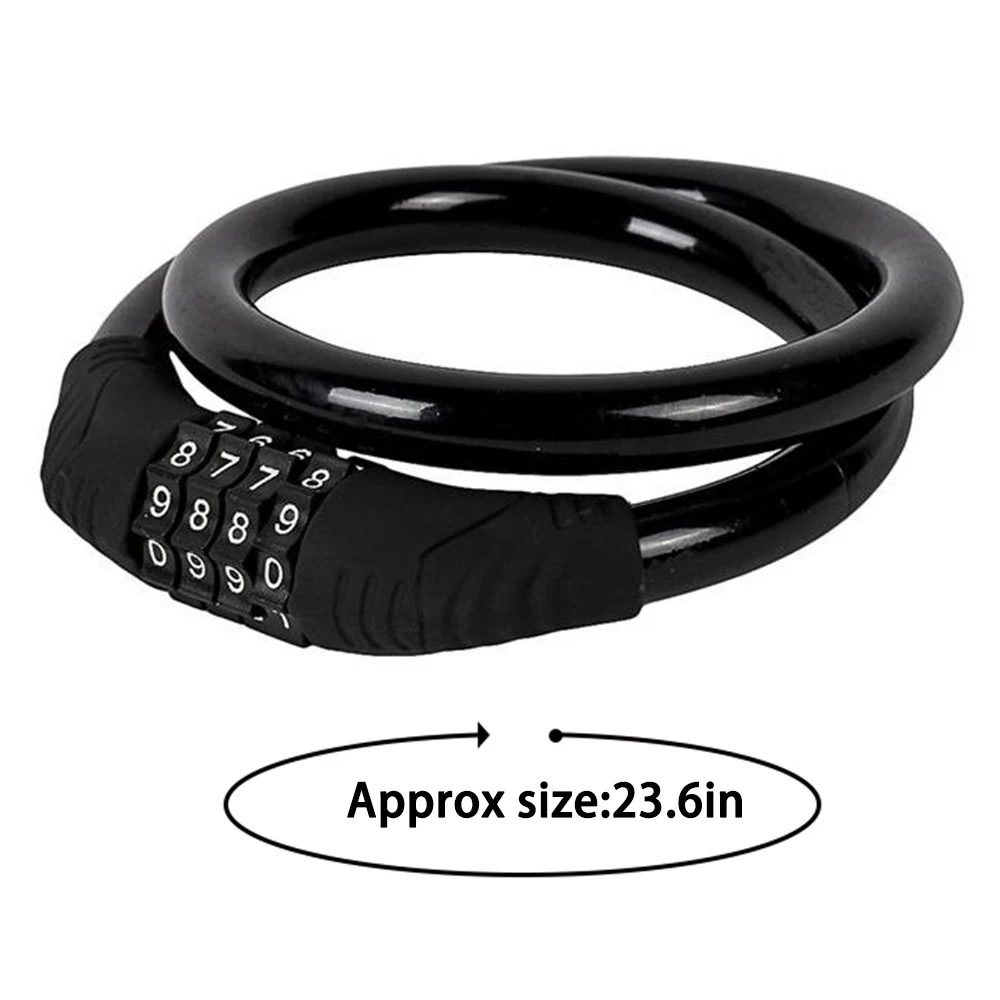 Bike Password Lock Anti Theft Combination Number Code Bicycle Lock