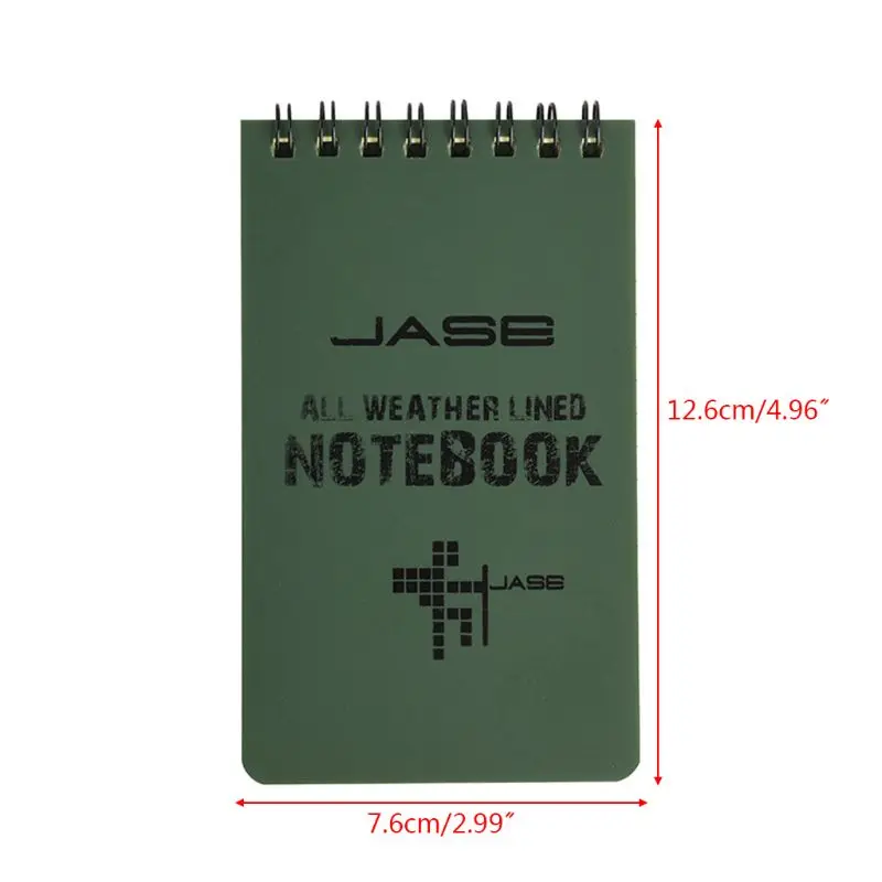 Outdoor Waterproof Notebook Writing Paper Note Book Military Outdoors Camping Memo Pad 50 Sheet Outdoor Waterproof Notebook Writing Paper Note Book Military Outdoors Camping Memo Pad 50 Sheet