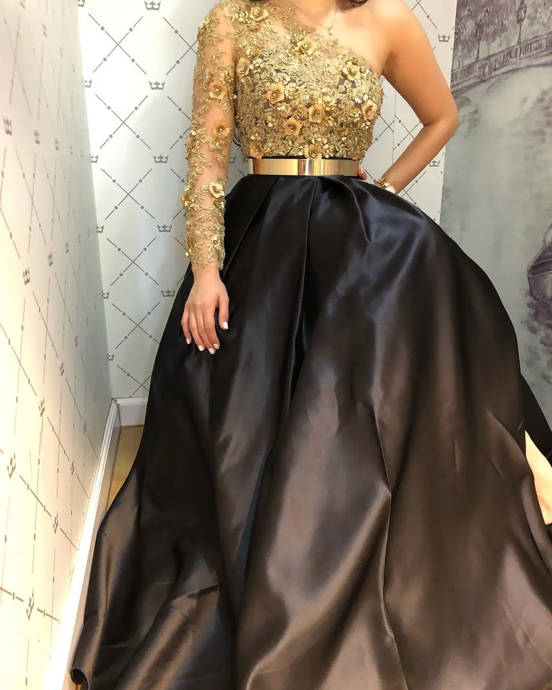 Вечернее торжественное платье Abendkleider Vestido Longo Festa Robe De Soiree с длинным рукавом черные арабские вечерние платья Длинные