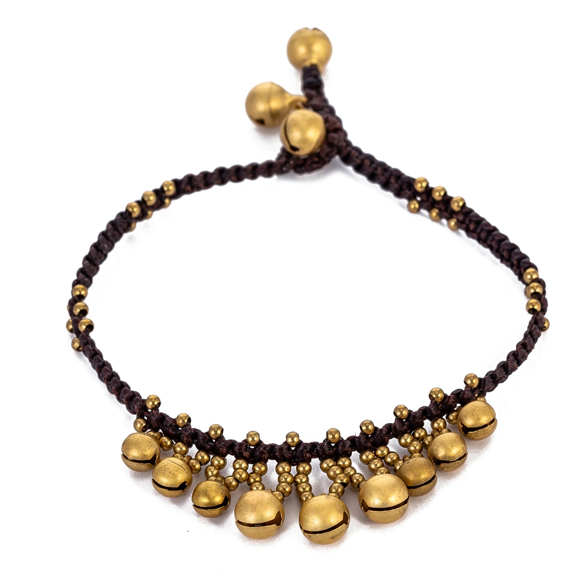 AMOURJOUX Handmade Vintage Bell Charm Chain Anklet For Women Stone Ankle Bracelet enkelbandje AMOURJOUX Handmade Vintage Bell Charm Chain Anklet For Women Stone Ankle Bracelet enkelbandje