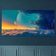 

Abstract Art Star Trek Canvas Painting Poster Modern Living Room Decoration Painting Decorative Design Creativity Wall