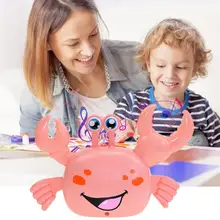 Электрический универсальный Краб Lele горизонтальная стоячая ходьба автоматический поворотный светильник музыкальная игрушка умелый изысканный внешний вид