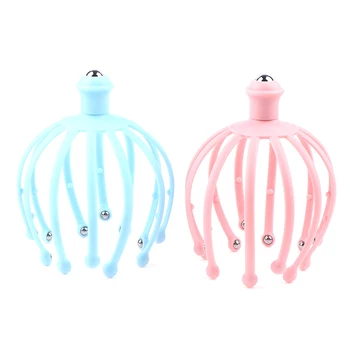 

1Pcs Head Massager Octopus Scalp Stress Relax Spa Healing Alloy Health Care Tool Body Head Massage Beauty Tool