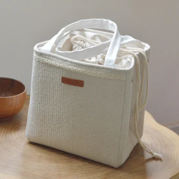 

Waterproof Cotton Lunch Bag Aluminum Film Lunch Preservation Bag Insulation Bag Picnic Bag Keep Warm For Office/Outdoors