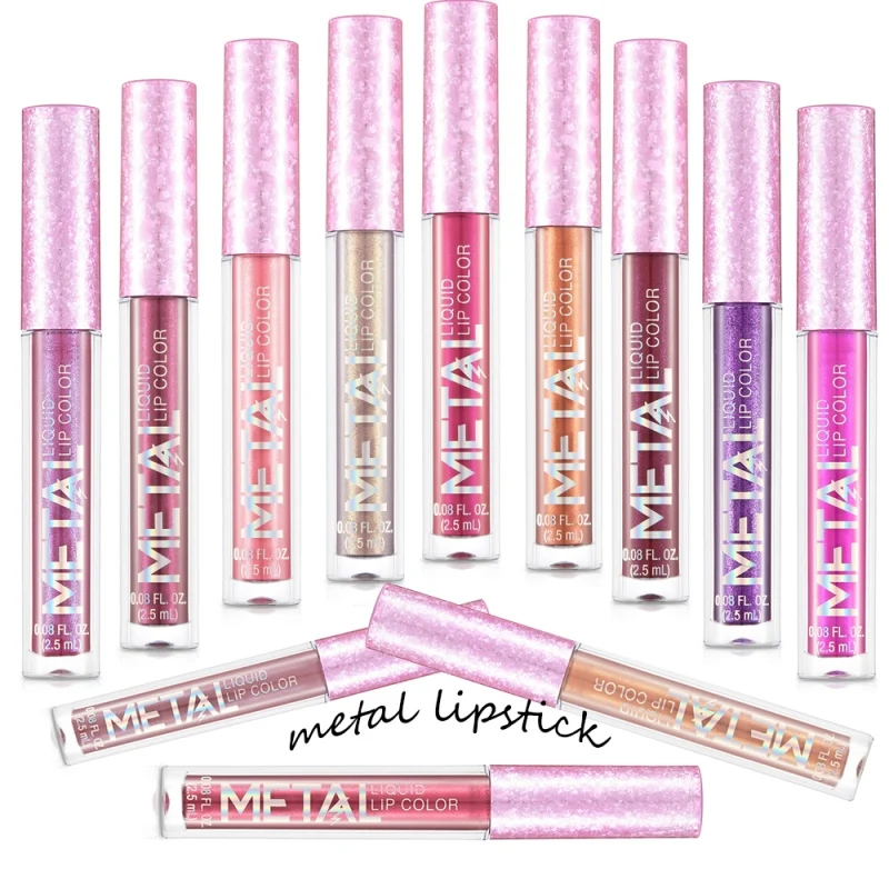 1PC Sexy Glitter Liquid Lipstick Waterproof Metallic Lip Gloss Long-lasting Shimmer Metal Lipgloss Makeup Tint Charming Glitter 1PC Sexy Glitter Liquid Lipstick Waterproof Metallic Lip Gloss Long-lasting Shimmer Metal Lipgloss Makeup Tint Charming Glitter