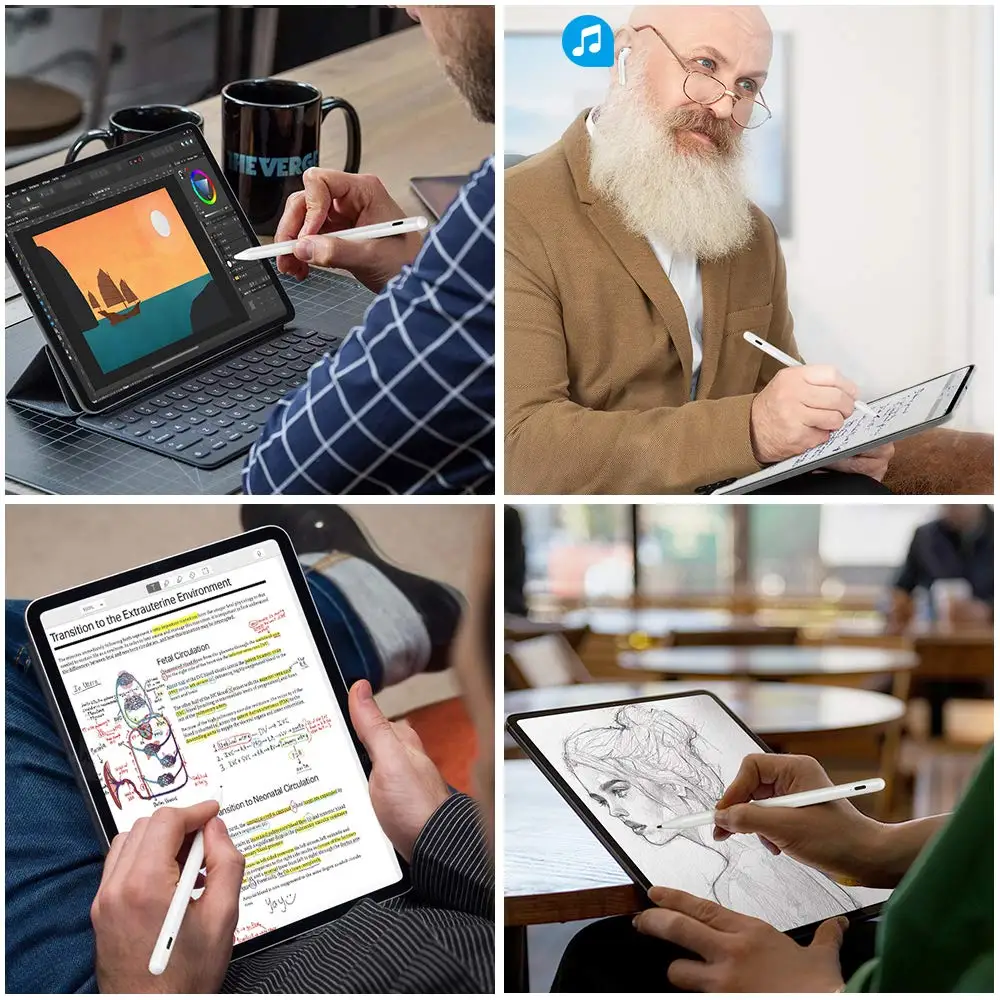 Для Apple Pencil 2 Touch Φ для 2019 iPad Pro 12 9 11 дюймов 10 2/2018 6th 7/Air 3 / Mini 5 с блокировкой