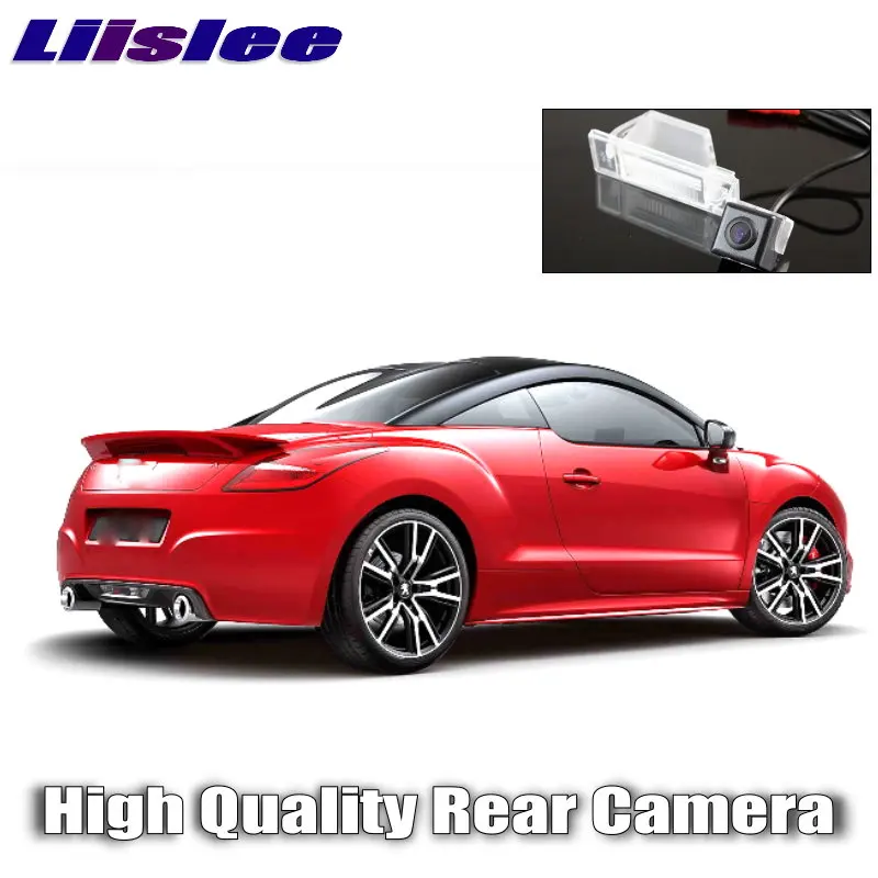 LiisLee Автомобильная HD камера заднего вида для peugeot RCZ 2009~ ночного видения Водонепроницаемая специальная автомобильная камера заднего вида