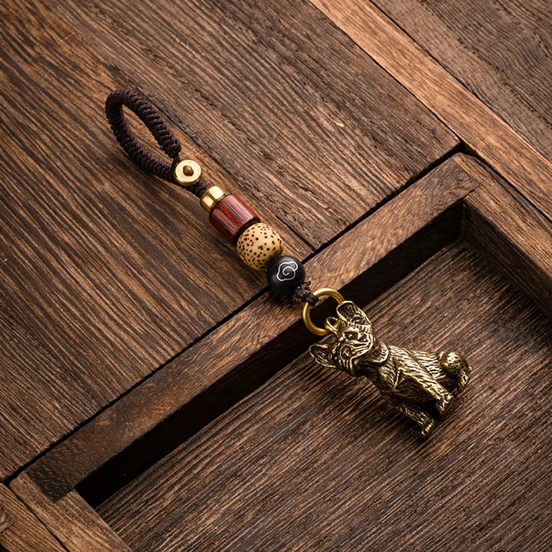 dog rope pendant brass (7)