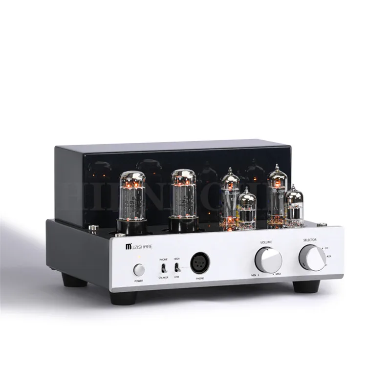 J-012 MUZISHARE X3T 5AR4*2 Dual Rectifier Circuit Integrated Vacuum Tube Amplifier EL84*2 Pure Class A Single-ended Power Amp |