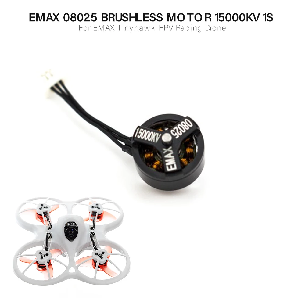 

High Quality 08025 RC Brushless Motor 15000KV 1S for EMAX Tinyhawk FPV Racing Mini Drone