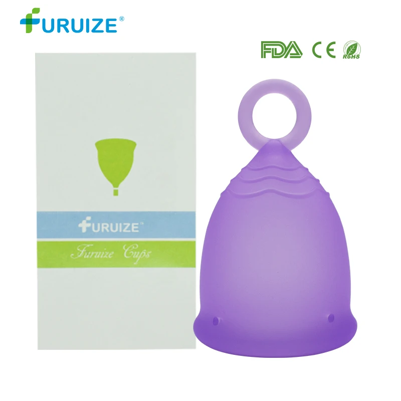 Newest Model Women Cup Medical Grade Silicone Menstrual Cup Feminine Hygiene Copa menstrual Lady Cup Health Care Period Cup Sale - Цвет: 1pcs purple