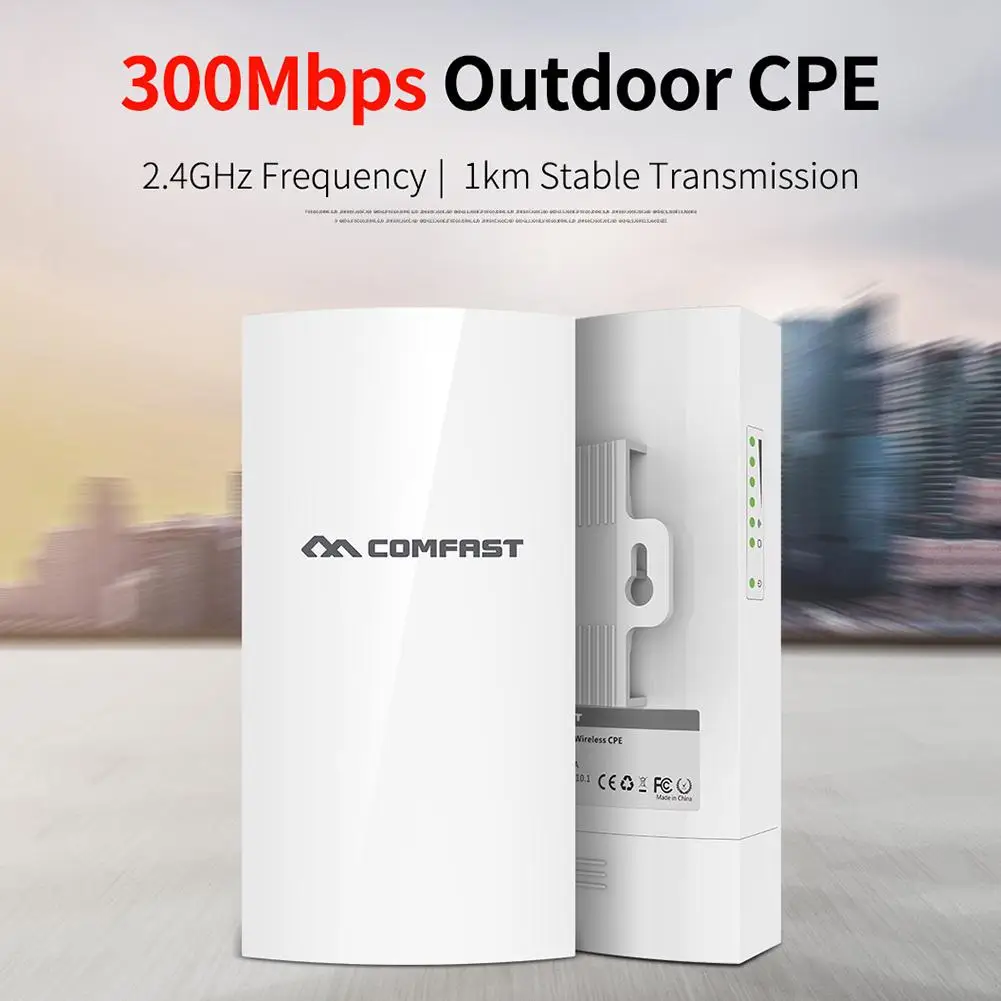 COMFAST CF E130N 1 км 2 4G наружный беспроводной мост 5 дБи антенна 300 Мбит/с 4 ГГц Wifi AP Wi Fi