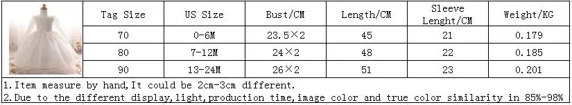 Платье для маленьких девочек с длинным рукавом белые платья для маленьких девочек в возрасте 1 года платье для дня рождения для новорожденных, платье на крестины, vestido infantil