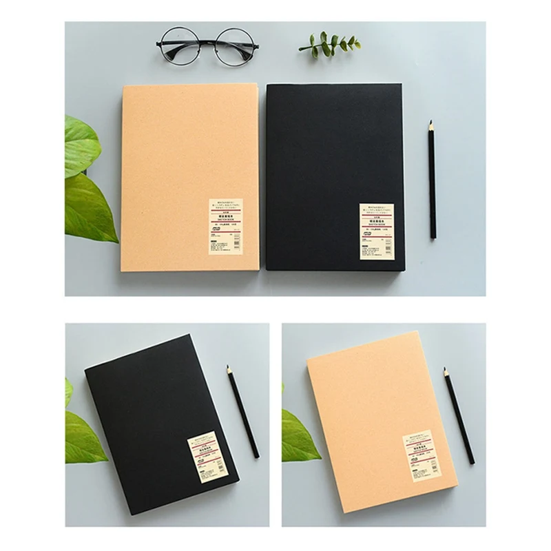 Ежедневный блокнот Memos Sketchbook 16K Рисование эскиз книга пустые бумажные страницы блокнот принадлежности для рисования случайный цвет