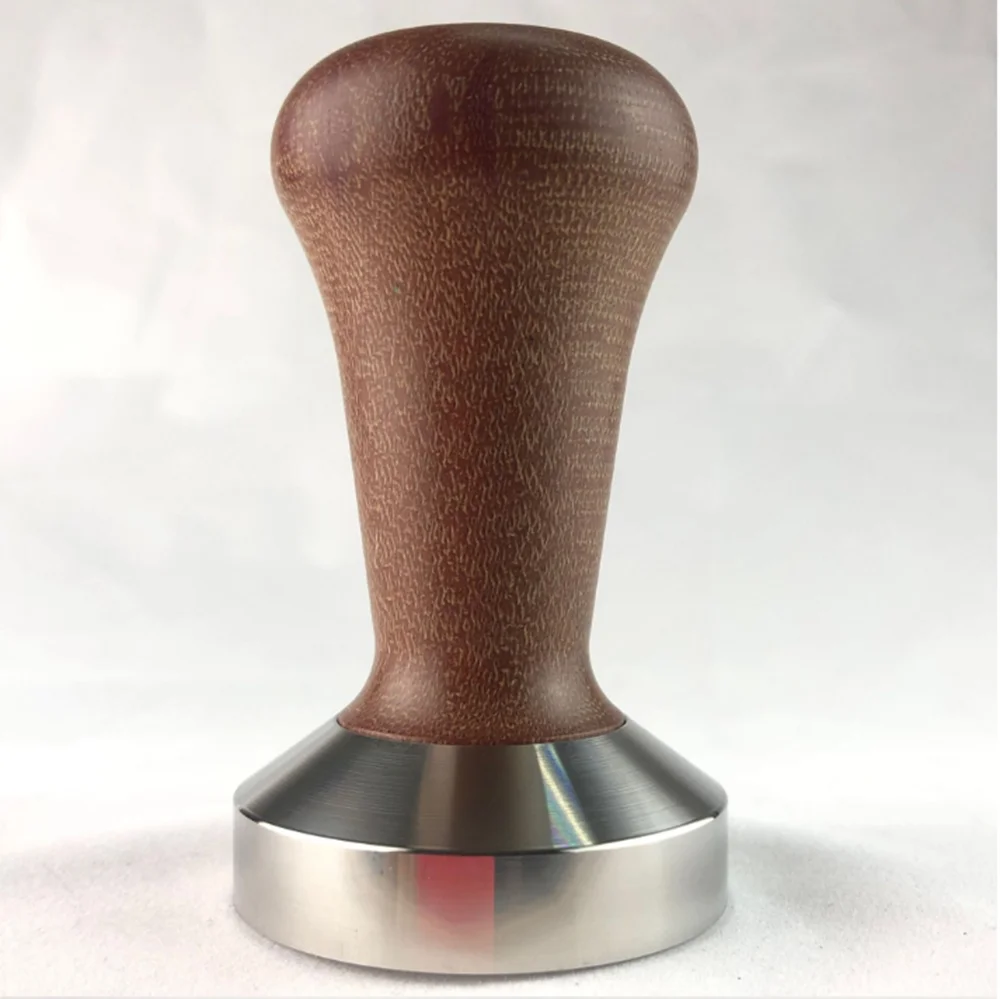 

High Quality Espresso 51MM Coffee Tamper Mat Tampering Corner Mat Coffee Maker with Wooden Handle Barista Espresso maker Grinder