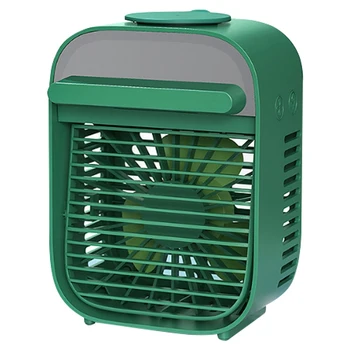 

Portable Mini Air Cooler Fan Home Office Desktop Cooling Fan Space Easy Air Conditioner Humidifier Purifies Big Wind Fan