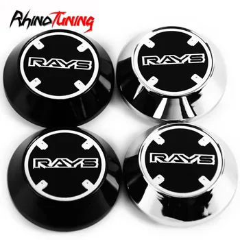 

4pcs 65mm 60mm Hub Cap for Rims Rays Gram Wheels Emblem Covers Gram Lights Car Center Caps TE37 CE28N