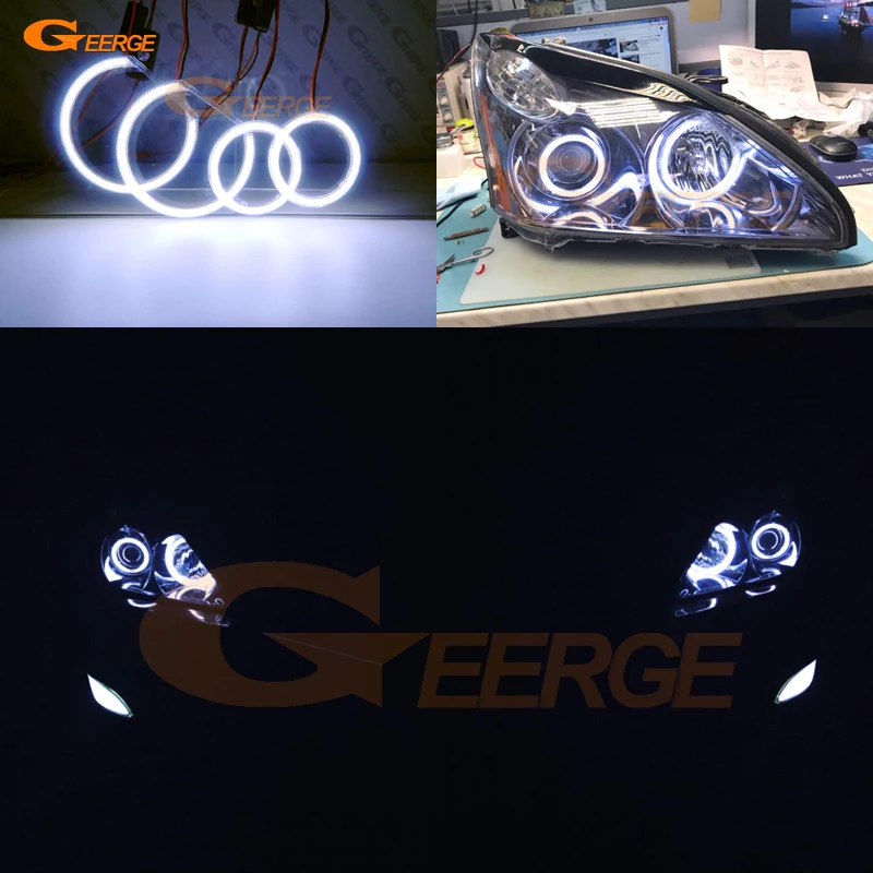 

For LEXUS RX300 RX330 RX350 RX400h 2004 2005 2006 2007 2008 Excellent Ultra bright COB led angel eyes kit halo rings