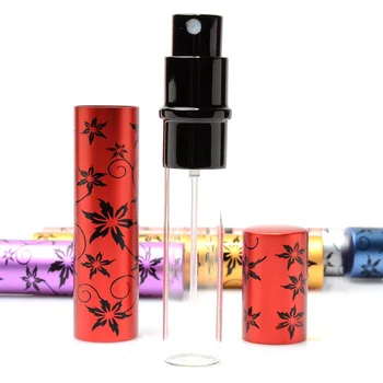 

8ML 6 Color Portable Mini Refillable Perfume Bottle With Spray Empty Cosmetic Containers With Atomizer For Traveler New
