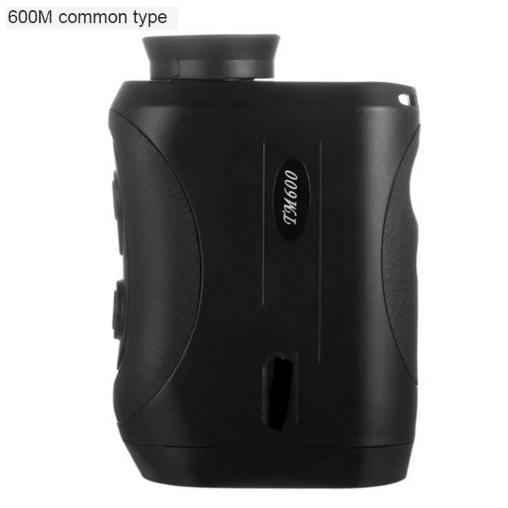 600m common type Профессиональный лазерный дальномер для гольфа 600 м охотничий дальномер монокуляр с вибрирующей коррекцией расстояния черный - Цвет: 600m common type
