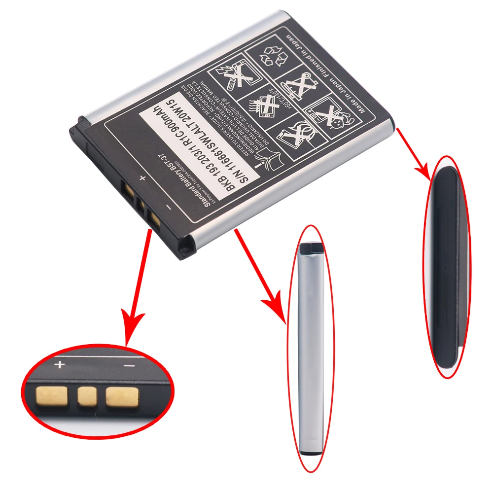 Новый аккумулятор BST37 BST для телефона Sony Ericsson J100i K200i K750 V600 K610i W700 D750i