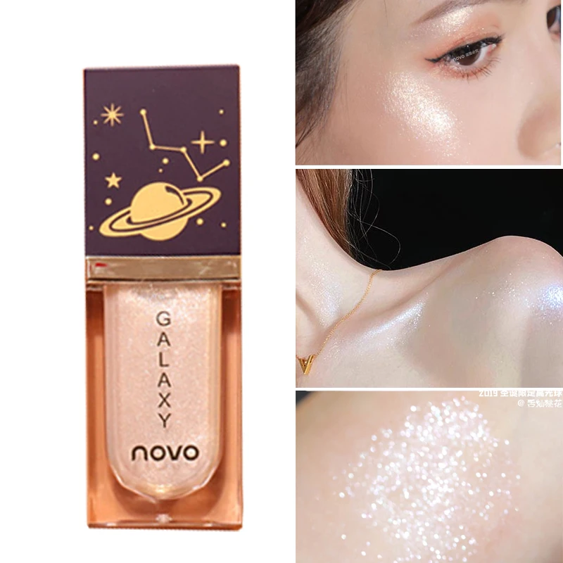 Shinny Galaxy Face Highlighters Liquid Makeup Glow Iluminador Maquiagem Diamond Body Eye Shimmer Shine Highlight | Красота и здоровье