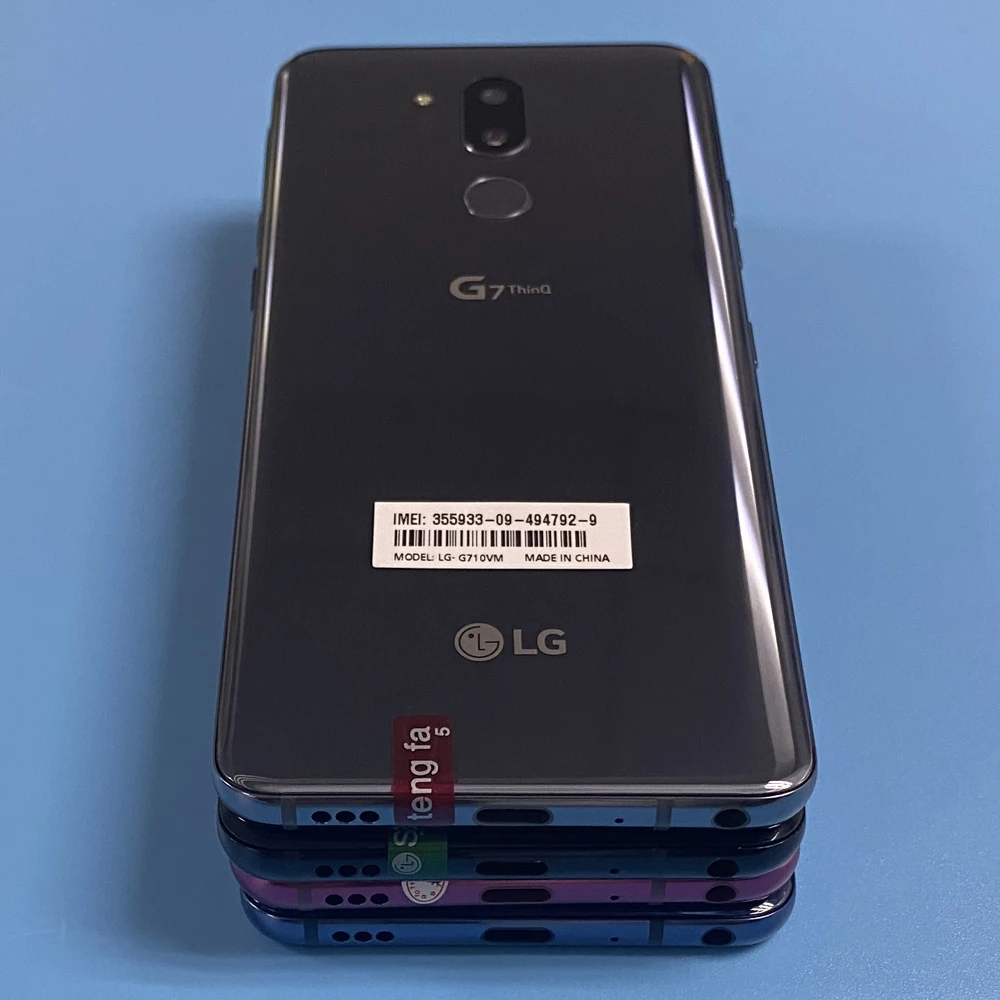 Unlocked LG G7 ThinQ G710N G710VM 4G LTE Mobile Phone 6.1" Snapdragon 845 Android Octa Core Dual 16MP Camera CellPhone images - 6