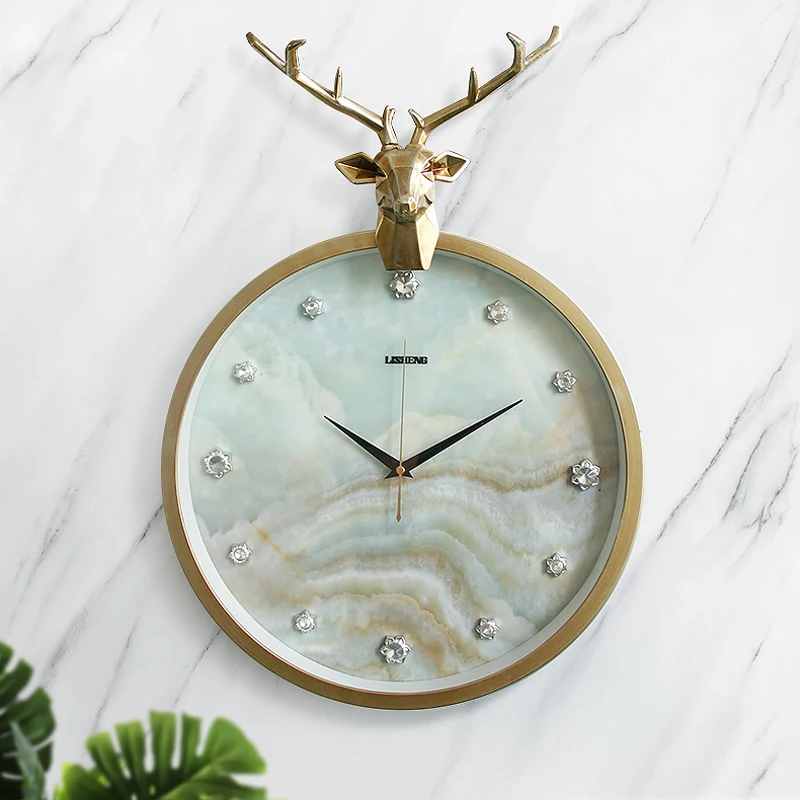 

Nordic Luxury Wall clock Modern Design Minimalist Style Living Room 3D Decoration Hanging Watch Wall Clocks Home Decor