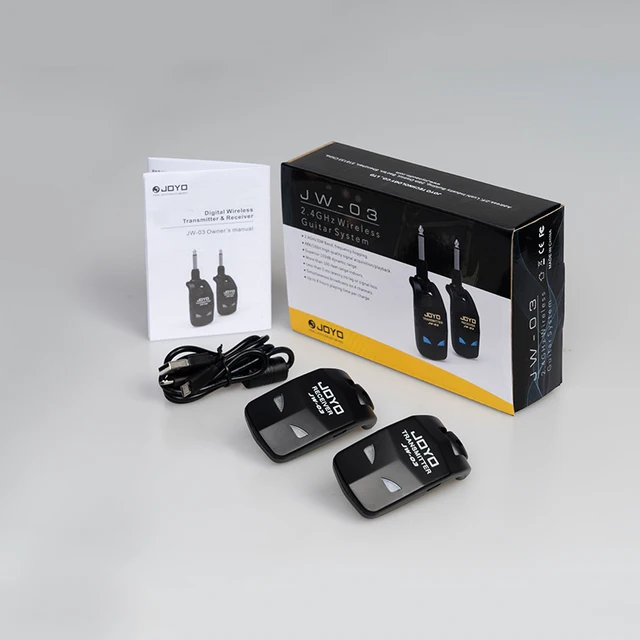 JOYO JW-03 Digital Wireless Transmitter Receiver Portable 2.4G Electric Guitar Receiver For Guitar Amplifier Parts Accessories