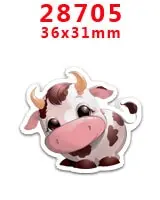 28705 30 шт мультяшный персонаж плоское украшение из смолы PR 28412 - Цвет: 28705