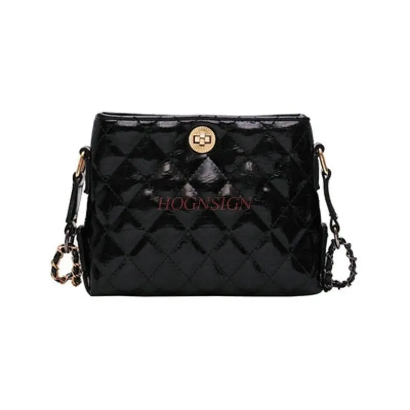 

make up accessories High quality small bag female summer single shoulder Messenger bag fashion ocean air wave package rhombic
