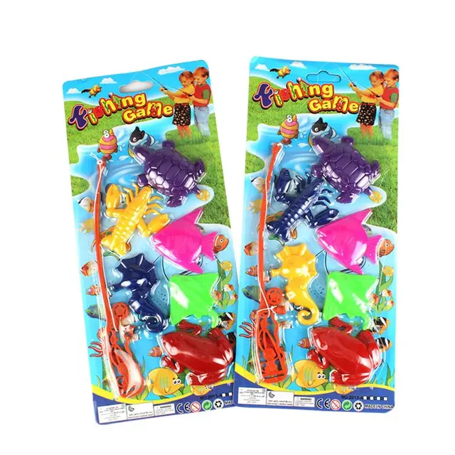 Magnetic Fishing Toys Kids  Children Fishing Game Magnetic - 7pcs