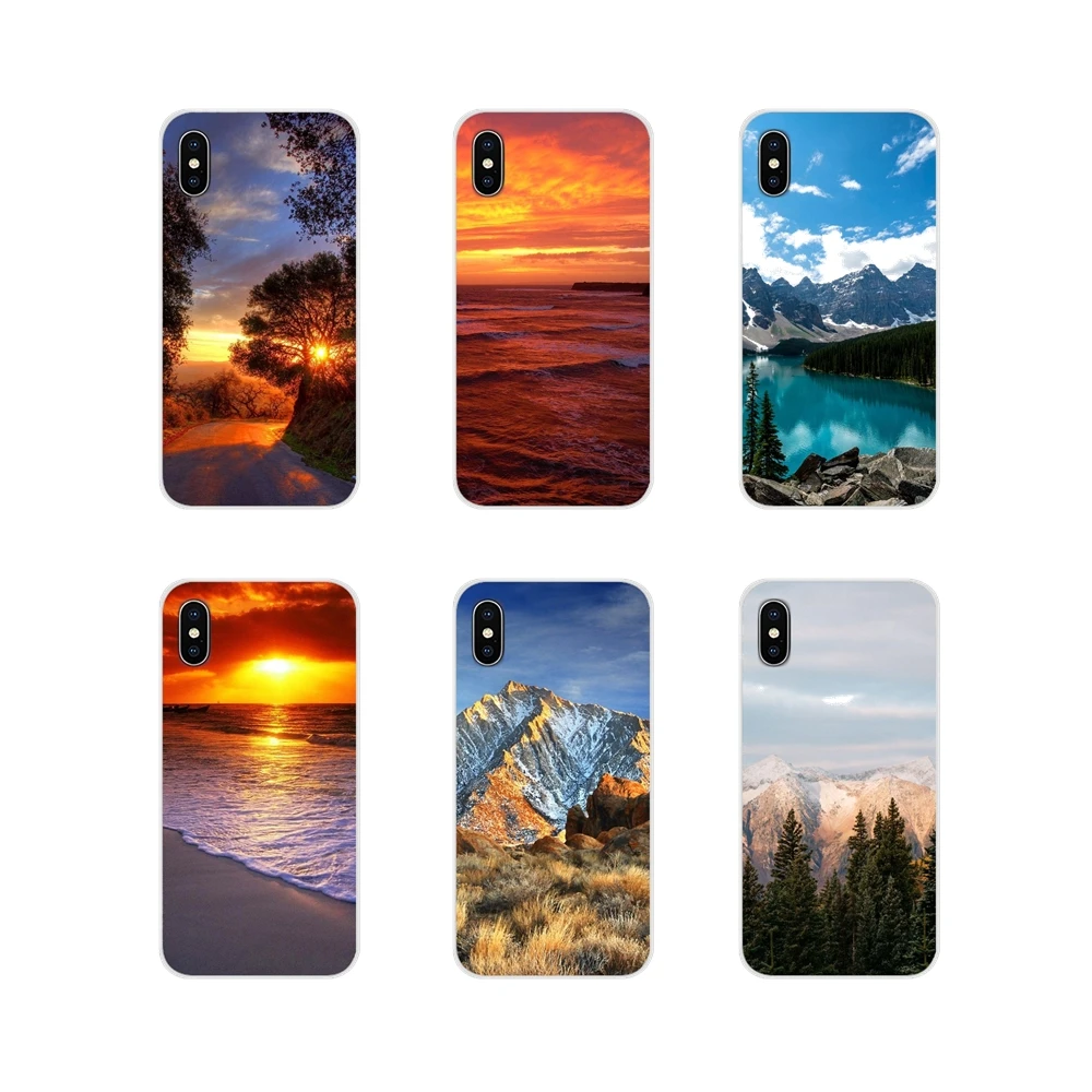 Чехол из ТПУ с красивым природным пейзажем и милым животным для Huawei G7 G8 P7 P8 P9 P10 P20