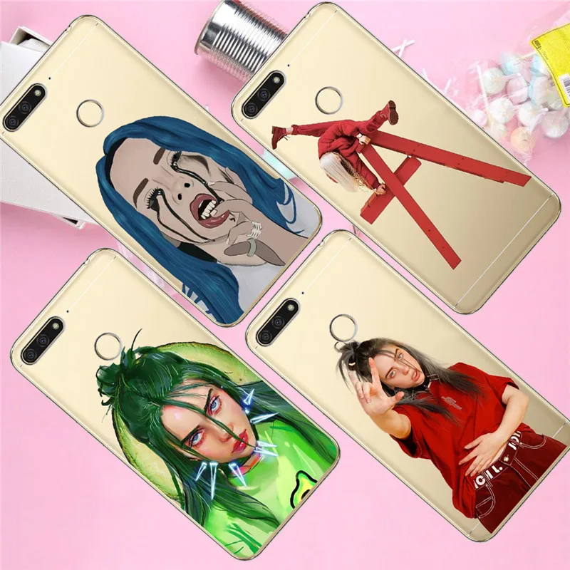 

Billie eilish For Huawei Honor 10 9 8 8X 8C 7A 7C 7X 7 6X 6A 20 Pro V20 20i Lite phone Case Cover Funda Coque Etui capa fashion