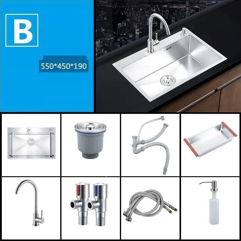 De Acero inoxidible Portatil портативная Кухонная мойка для овощей Wasbak Gootsteen Lavandino Lavabo Cuba Pia