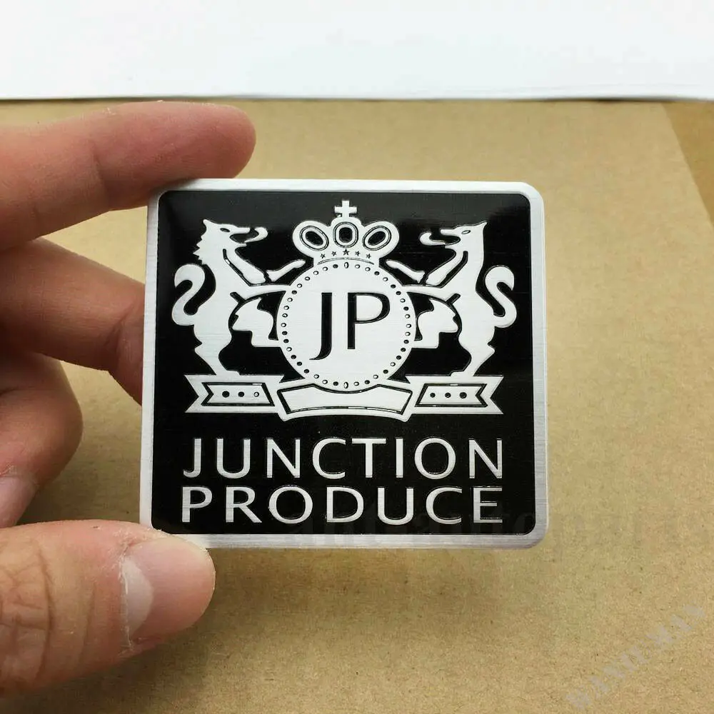 

JP JUNCTION PRODUCE Auto Car Emblem Decal Sticker Badges Aluminum