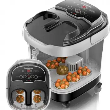 

Massage The Foot Bath Device Automatic Washing Footbath Electric Heating Bubble Foot Barrels Household Temperature Deep F