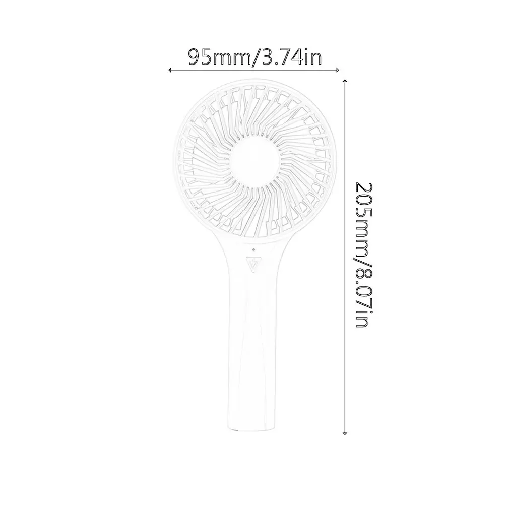 

D6 Small Handheld Travel USB Desk Fan Electric Desktop Fan Cooling Fan Cooler Plastic Air Conditioning Fan Conditioner