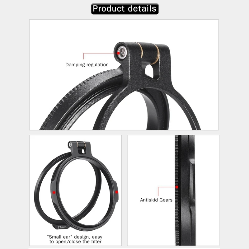 2 шт. RFS ND фильтр кольцо система быстрого фильтра быстросъемный Флип Кронштейн