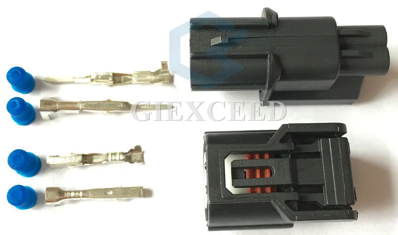 Set Connettori Sensore Temperatura 2 Pin - 5 Pezzi Con Terminali E Guarnizioni - Foto 4