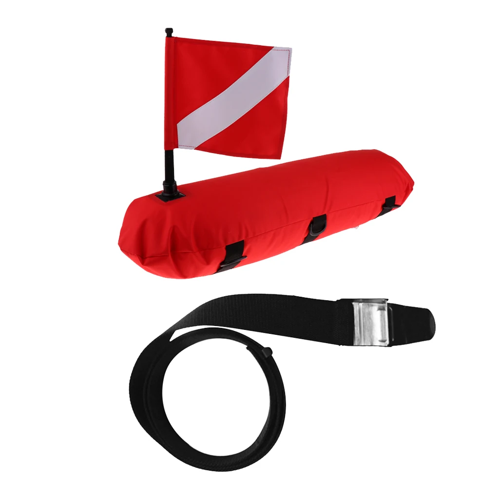 Scuba Diving Diver Float Buoy + Dive Flag + Weight Belt - Heavy Duty, Durable