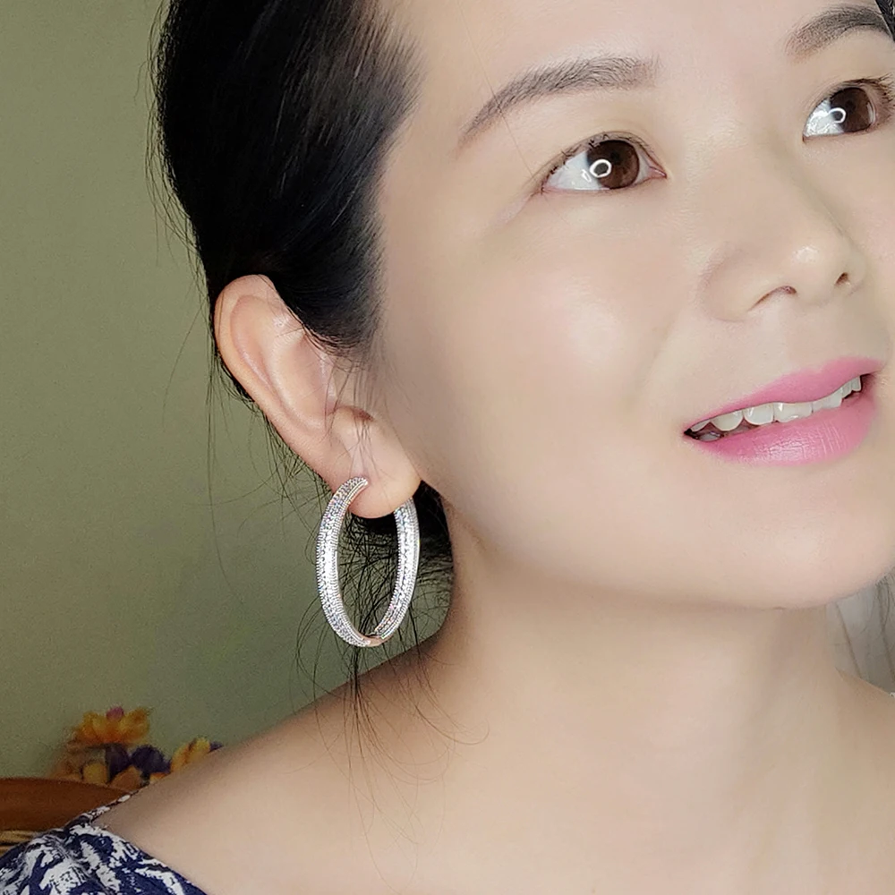 hoop earrings
