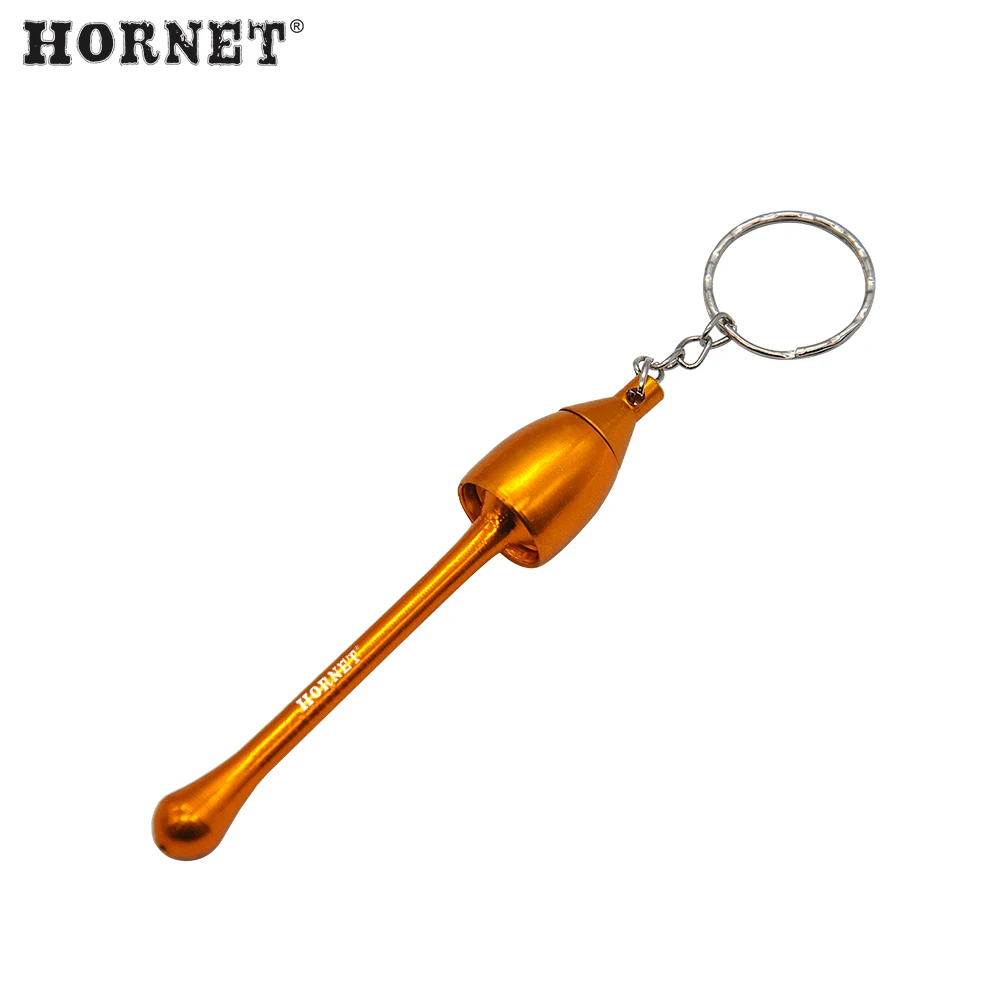 HORNET металлическая курительная трубка красочные грибы с кольцом для ключей