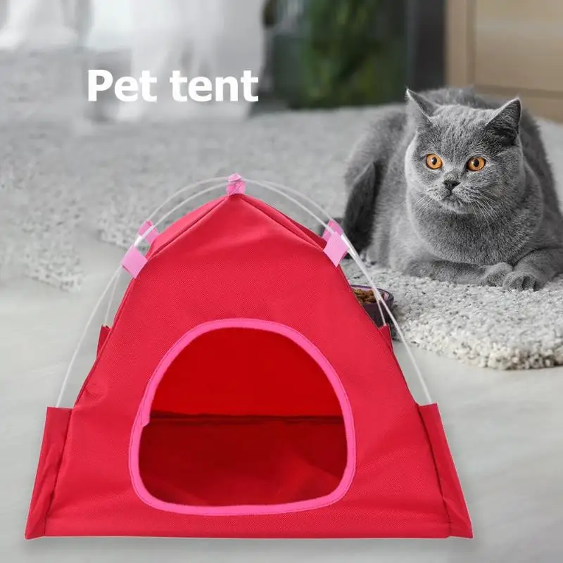 Водонепроницаемый палатка для домашних животных Складная Ткань Оксфорд собаки дом открытый забор питомник