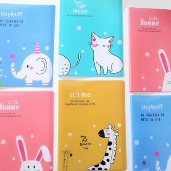 

Cute Cartoon A4 File Folders:10/20/40/60 Pages Waterproof Multilayer Insert A4 Document Organizer Kawaii Folders for School
