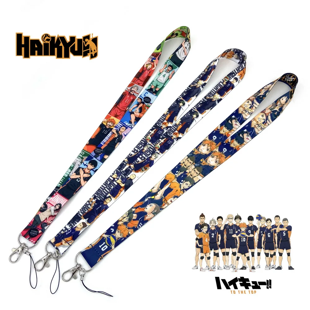 Новый шнурок для мобильного телефона с рисунком Аниме Haikyuu ремешок на шею камеры